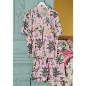 Namaste Jungle Print Shorts Pajamas